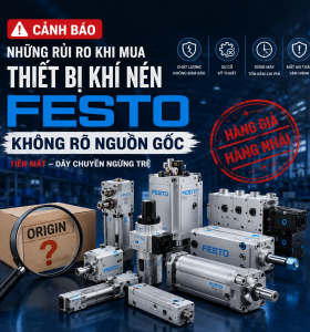 NHỮNG RỦI RO KHI MUA THIẾT BỊ KHÍ NÉN FESTO KHÔNG RÕ NGUỒN GỐC