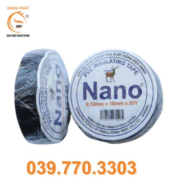 BĂNG KEO ĐIỆN NANO - CÁCH ĐIỆN HIỆU QUẢ, BẢO VỆ AN TOÀN CHO MỌI THIẾT BỊ ĐIỆN