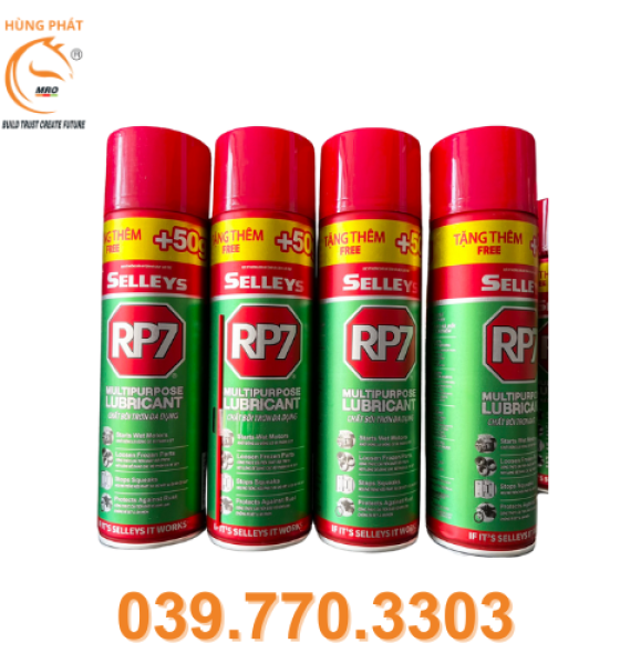 CHAI XỊT CHỐNG RỈ SÉT VÀ BÔI TRƠN RP7