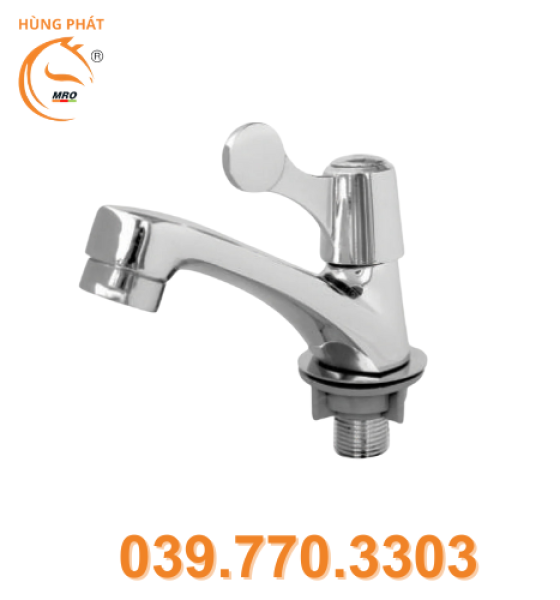 VÒI LAVABO LẠNH BRODA 211 - TAY GẠT MƯỢT MÀ - DÒNG CHẢY ÊM ÁI