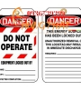 DANGER Do Not Operate Energy Source Lockout Tagout