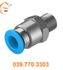 Đầu nối ren khí QS-1/8-8 - Festo Hùng Phát (HÀNG CÓ SẴN)