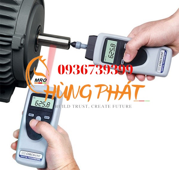 Máy đo tốc độ vòng quay được dùng để đo tốc độ vòng quay của động cơ trong máy móc, thiết bị