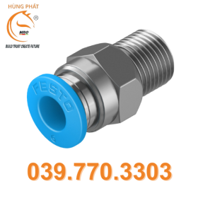Đầu nối ren khí QS-1/8-6 - Festo Hùng Phát (HÀNG CÓ SẴN)